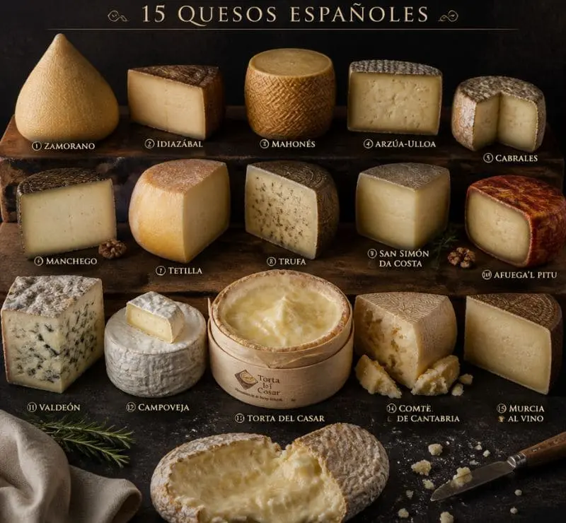 17 mejores quesos españoles