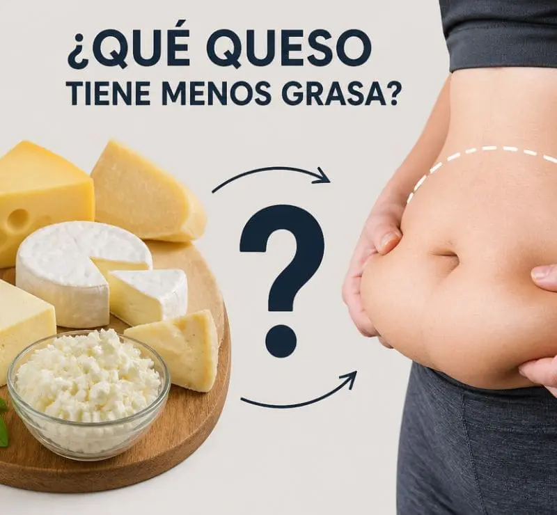 Cuáles quesos tienen menos grasa