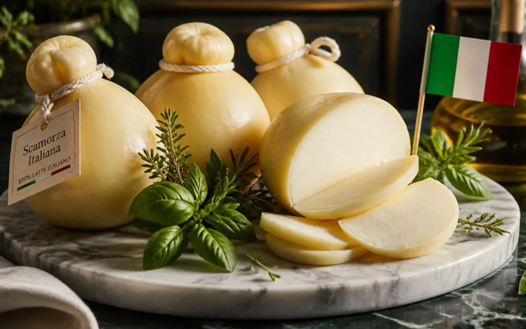 Queso Scamorza quesos ahumados italianos