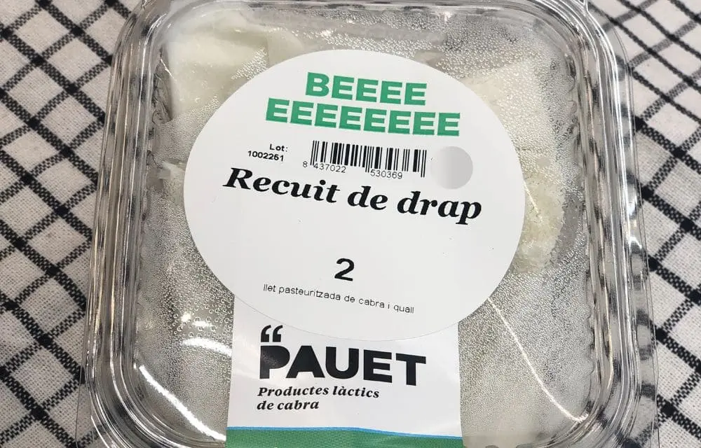 queso fresco de recuit de drap