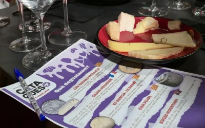 Primera cata de quesos y vinos en Granollers