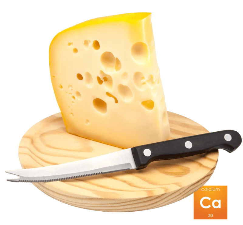queso emmental entero con calcio