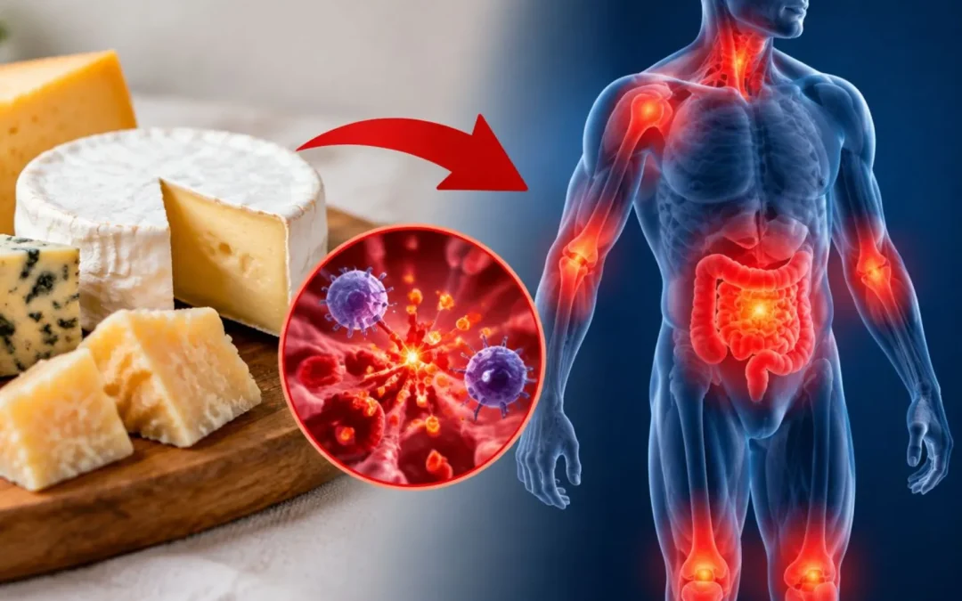 El queso es inflamatorio