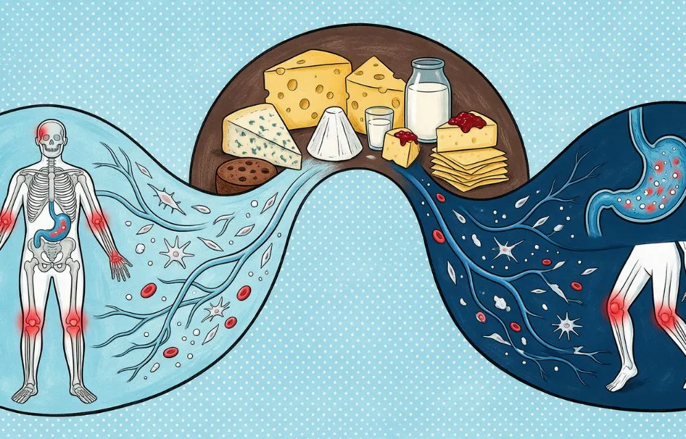 el queso no es inflamatorio