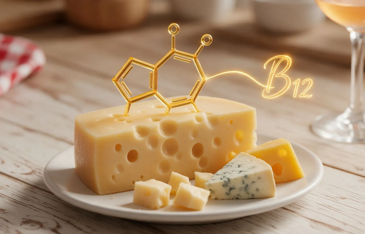 vitamina B12 queso